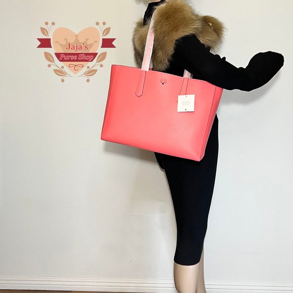 ✅❤️✅❤️SOLD❤️✅❤️✅🧡Kate Spade NY Leather 3 Compartment Tote Purse🧡 - Picture 14 of 17